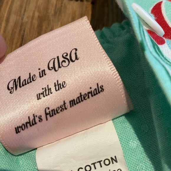 Heart of Haute Elizabeth Adjustable Strap Pin Up Vtg Inspired Dress Cotton SMALL - Picture 9 of 12